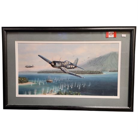 Framed Print "Swash Bucklers Surprise" By Jim Laurier, With Coa