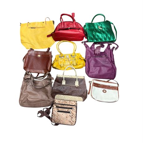 10 Assorted Purses