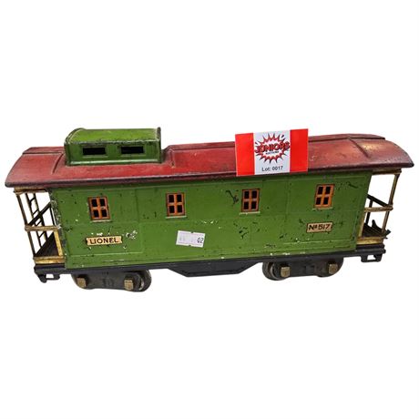Early Lionel No. 517 Electric Train Car