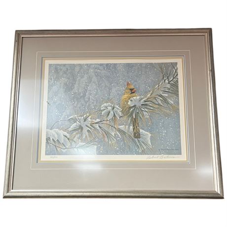 Framed Print "Winter Lady" Signed Robert Bateman #725 Of 950