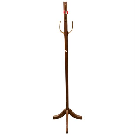 Vintage Wooden Coat Rack