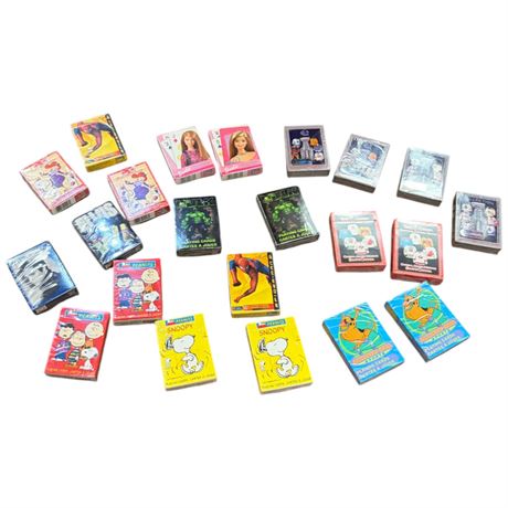 Assorted Sealed Themed Playing Cards