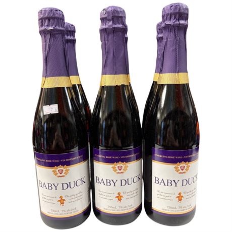 6 Sealed 750Ml Bottles Of Baby Duck Rose Wine