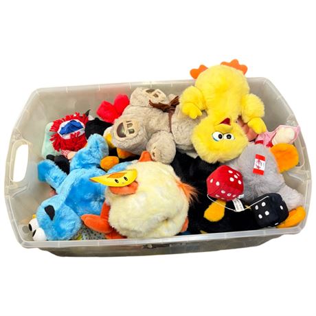 Large Assortment Of Vintage Plushies