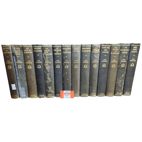 14 Fu Manchu Orient Edition Books By Collier