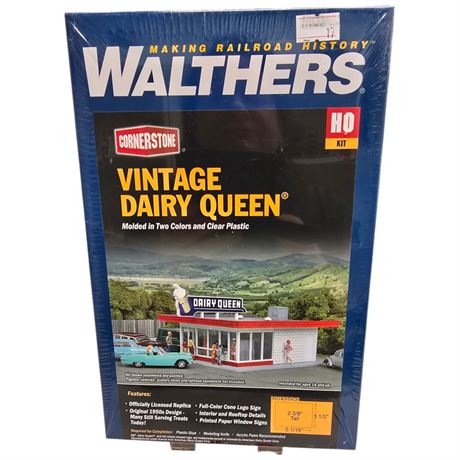 Sealed Vintage Corner Stone Dairy Queen Ho Model Kit