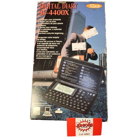 Casio Digital Diary Sf-4400X, In Original Box