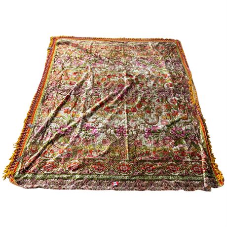 Large Vintage Woven Tapestry
