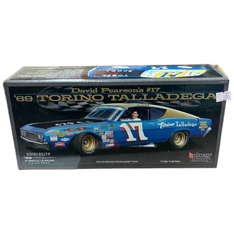 1:24 Die Cast David Pearsons #17 '69 Torino Talladega