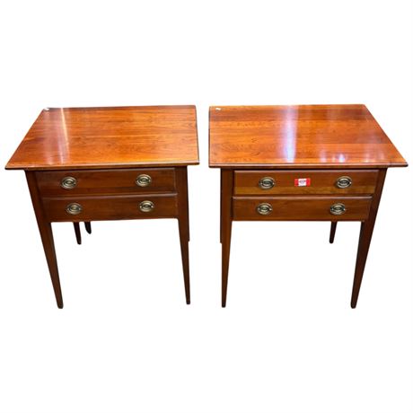 Pair Of Ethan Allen Side Tables