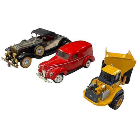 3 Model Cars, 2 Are Diecast