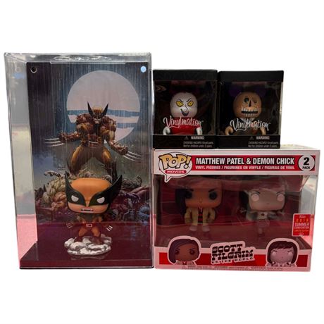 2 Pop Figurines & 2 Vinylmation Figurines, In Original Boxes