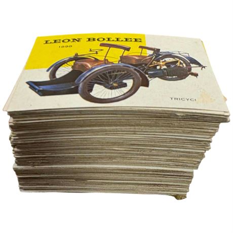 Assorted Vintage Antique Car Cards