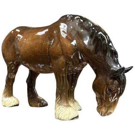 Vintage Beswick Clydesdale Horse