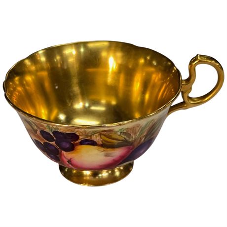 Vintage Signed Aynsley "Orchard Gold" Tea Cup