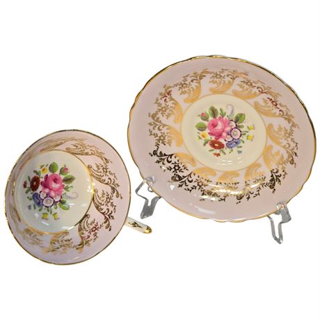 Vintage Paragon "Floral" Tea Cup & Saucer