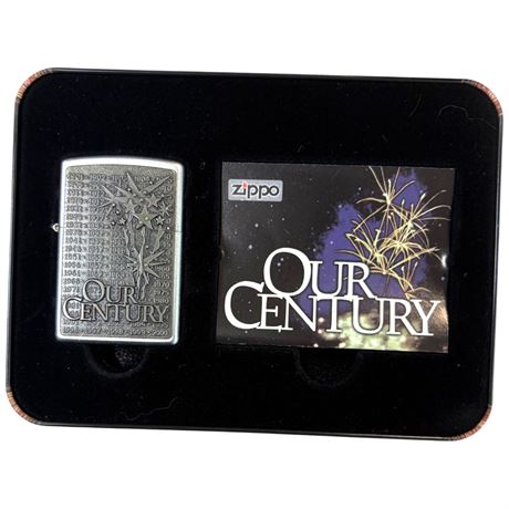 Zippo Our Century Lighter, In Original Box