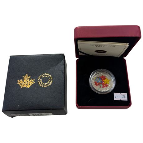 Royal Canadian Mint 2013 $20 Fine Silver Coin Candy Cane