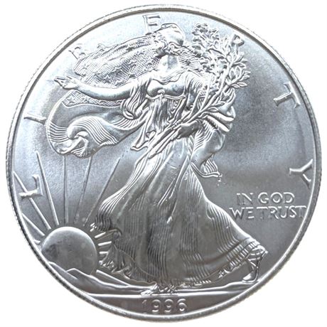 1996 Liberty 1 Oz Fine Silver United States Dollar