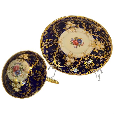 Vintage Aynsley "Royalty" Tea Cup & Saucer