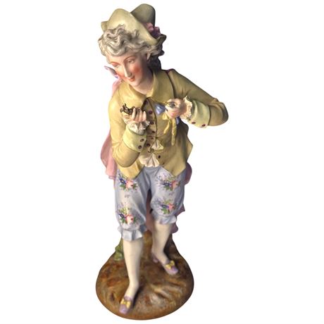 Early Porcelain Man Figurine