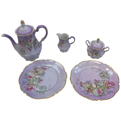 Bavarian 5 Piece Tea Set, "1940"