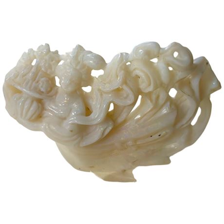 19Th Century Chinese Carved Australian Fire Opal