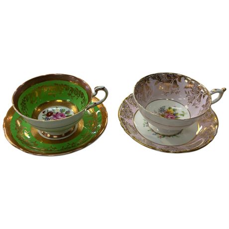 2 Paragon Cups & Saucers