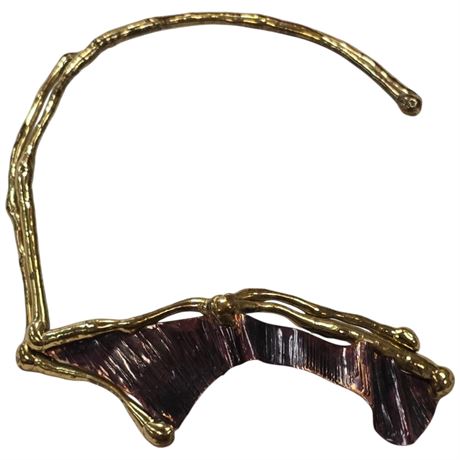 1950's Brutalist Necklace Signed