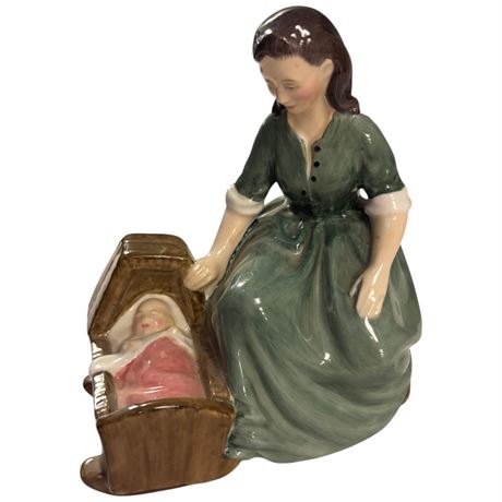 Royal Doulton Porcelain Figurine "Cradle Song" In Original Box