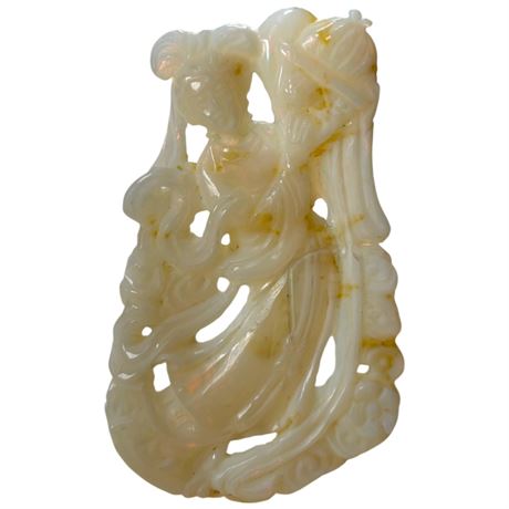 19Th Century Chinese Carved Australian Fire Opal