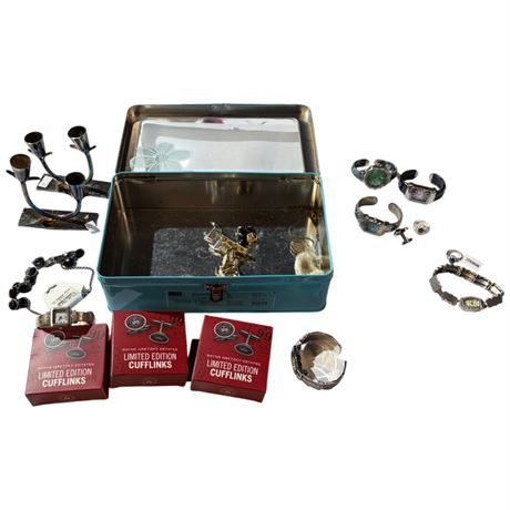 Assorted Costume Jewelry, Watches, Etc.