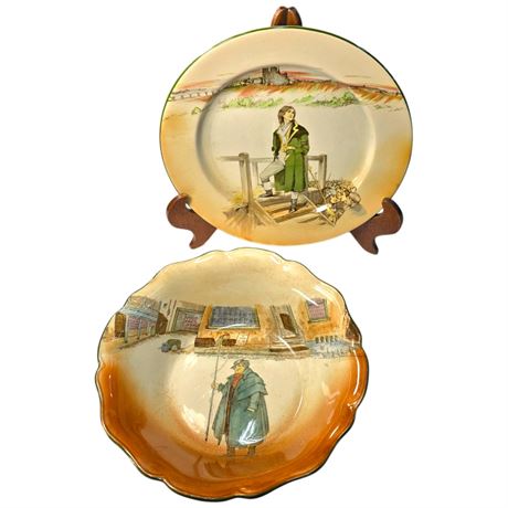2 Vintage Royal Doulton Dishes