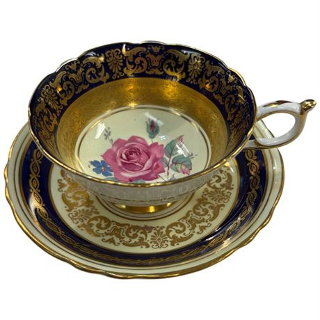 Double Stamped Paragon Cup & Saucer