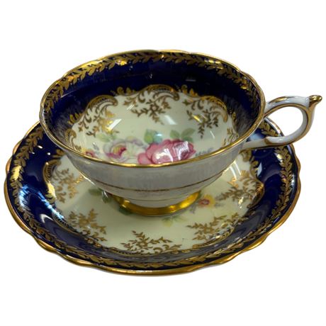Double Stamped Paragon Cup & Saucer