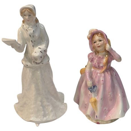 Royal Doulton Porcelain Figurines "Ellen & Babie"
