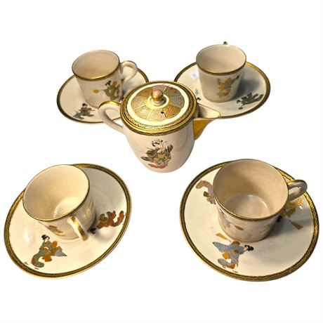 Vintage Satsuma Tea Set