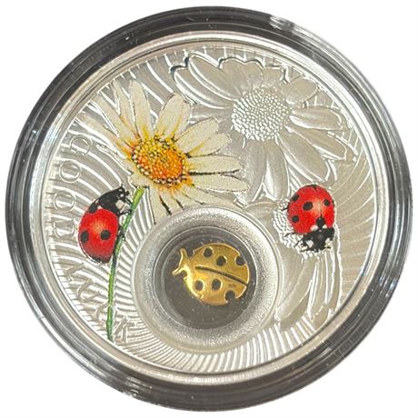 Mint Of Poland Lady Bird Silver Coin