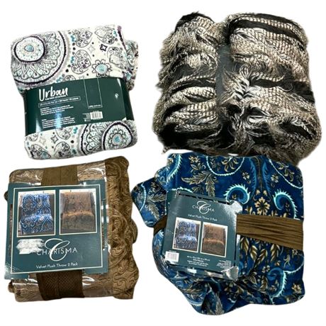 4 Brand New Blankets