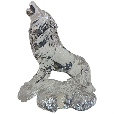 Wonders Of The Wild Crystal Glass Wolf