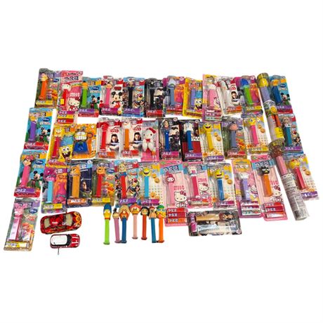 Large Assortment Of Pez