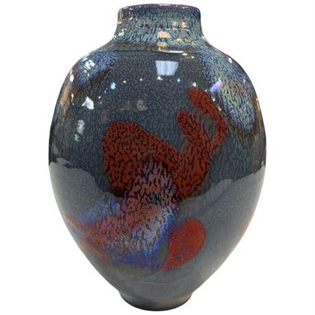 Vintage Gordon Hutchens Chrystaline Glazed Porcelain Jug
