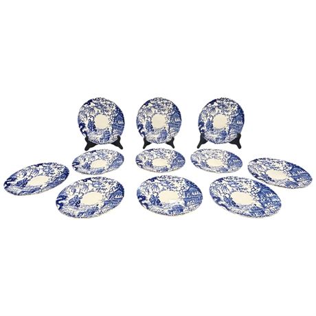 11 Pieces Of Royal Crown Derby Plates