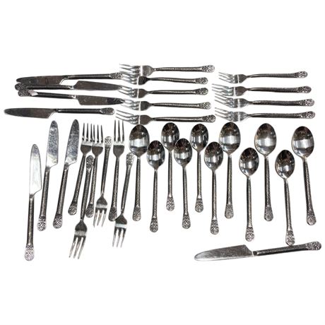 Vintage "Hammered" Cutlery