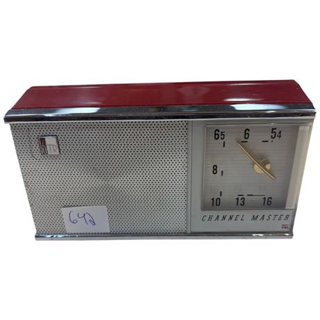 Vintage Chanel Master 6 Transistor Travel Radio