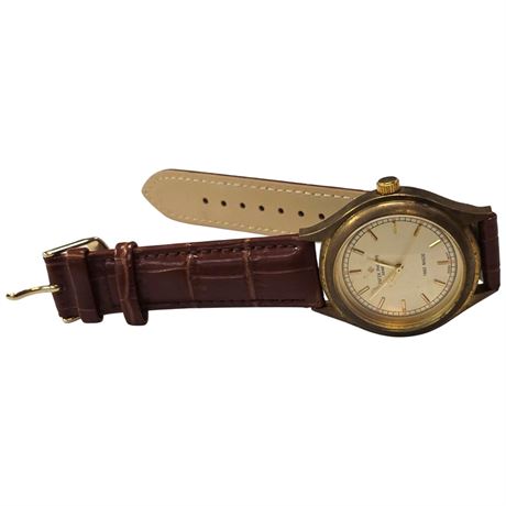 Patek Philipe 1882 Made Watch With Leather Strap