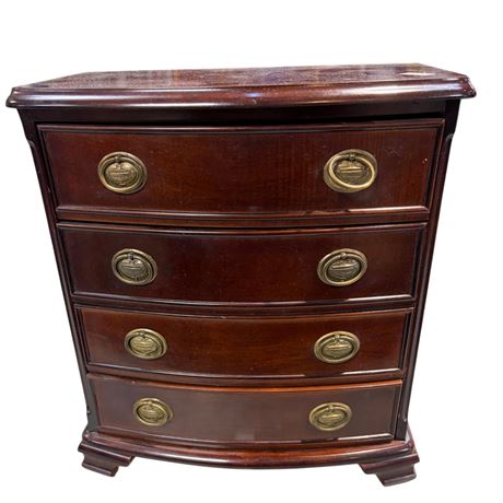Miniature Bow Front Wardrobe Jewelry Box