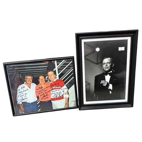 2 Vintage Signed Photos, Frank Sinatra & Others