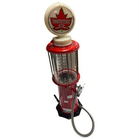 Supertest Vintage Gas Pump Alcohol Dispenser