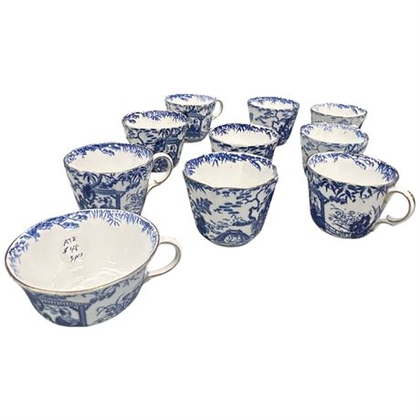 10 Pieces Of Royal Crown Derby Cups